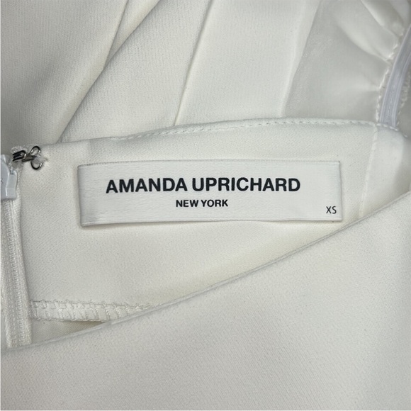 Amanda Uprichard Revolve Puff Sleeve Tia Dress in Ivory New Size XS Bridal - Picture 16 of 16